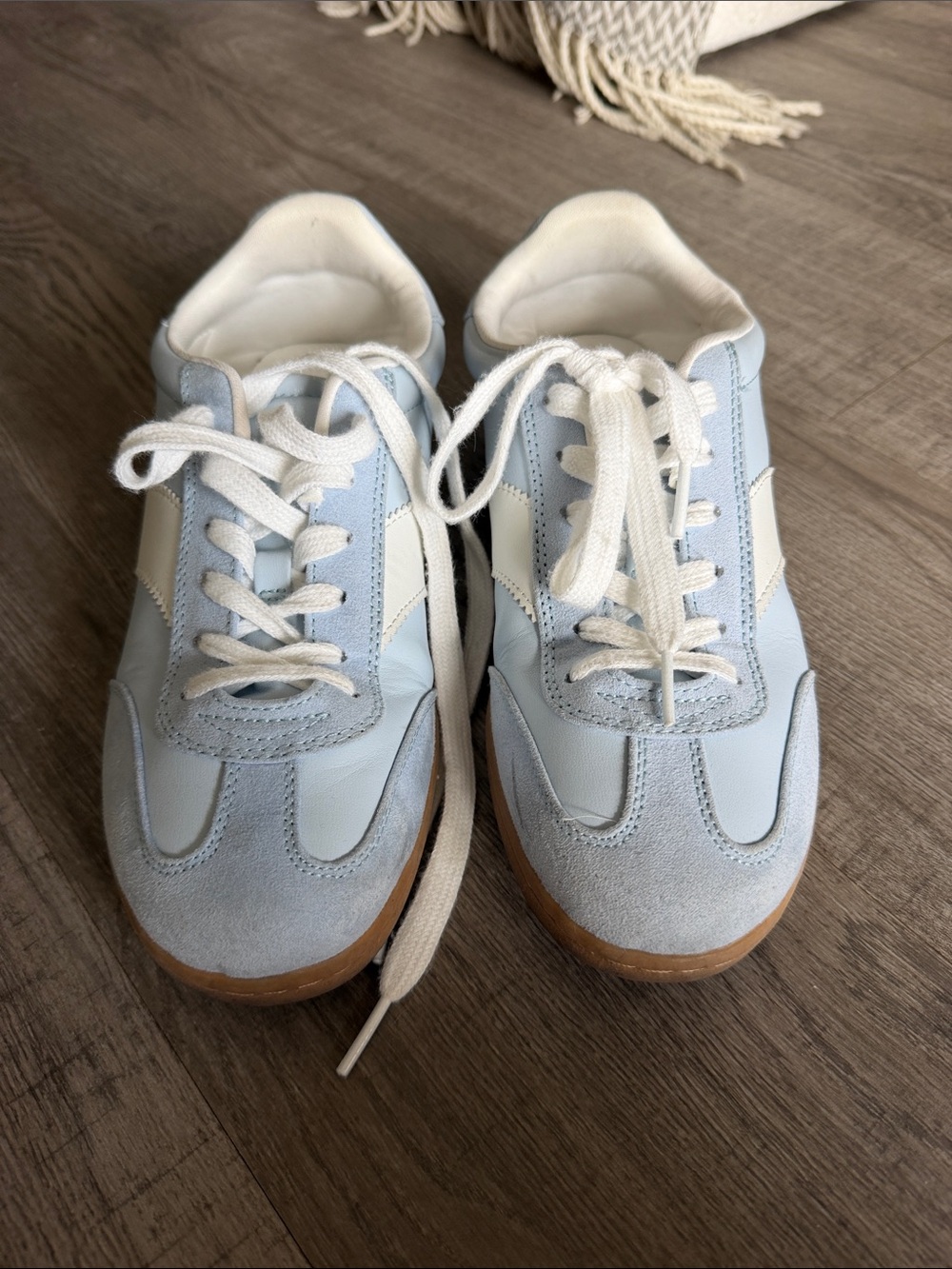 Universal Thread Light Blue and White Women's Sneakers